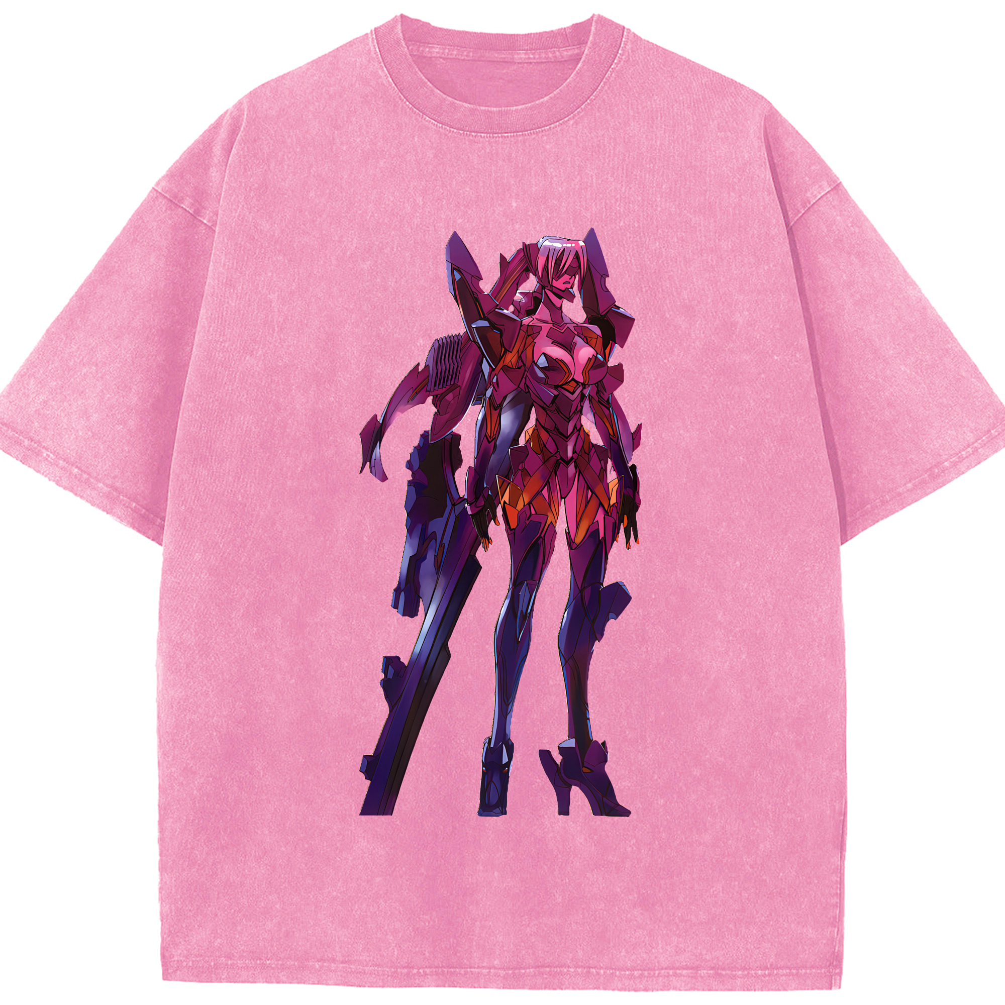（画像用） EVA 新世紀エヴァンゲリオン 綿100% ヴィンテージ風 半袖Tシャツ（フロントプリント）